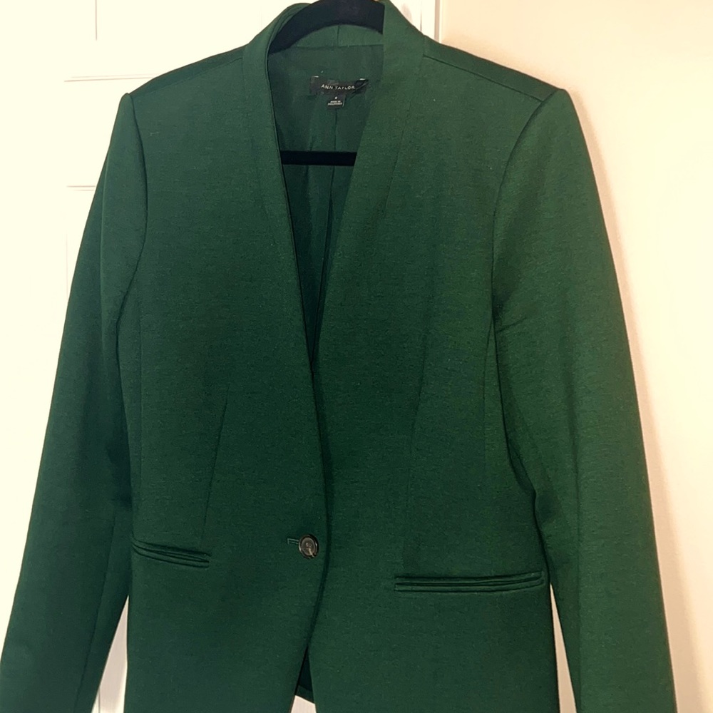 Ann Taylor single button blazer.